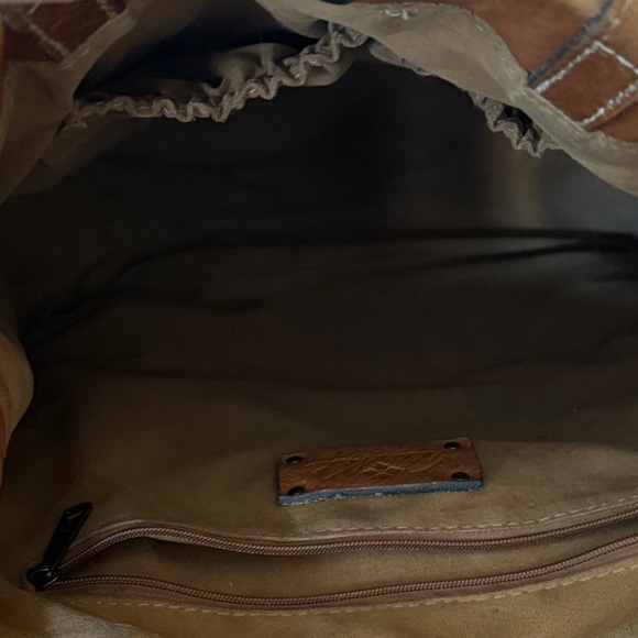 Patricia Nash Brown and Black Leather Tote - Picture 9 of 13